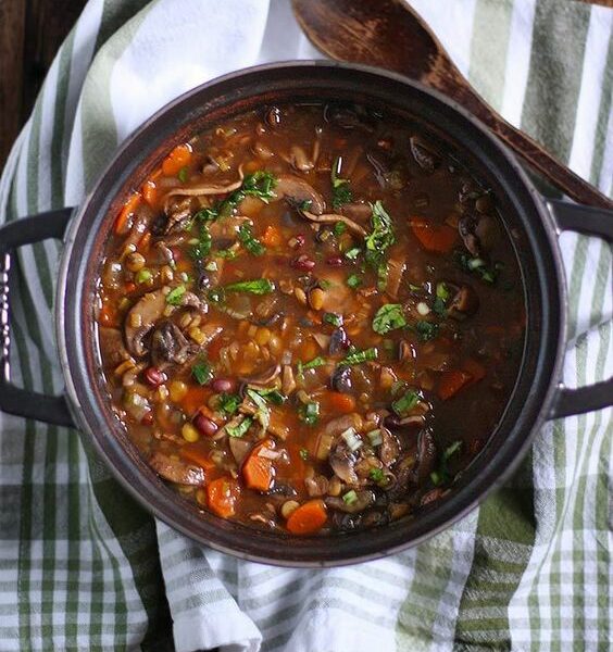 Adzuki Beans Pumkin Stew Macrobiotic Berlin